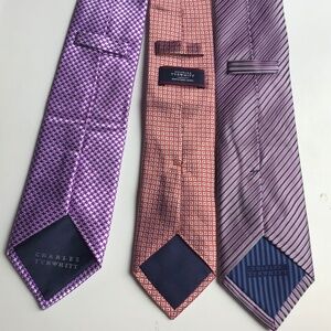 Charles Tyrwhitt lot of 3 lovely all silk ties